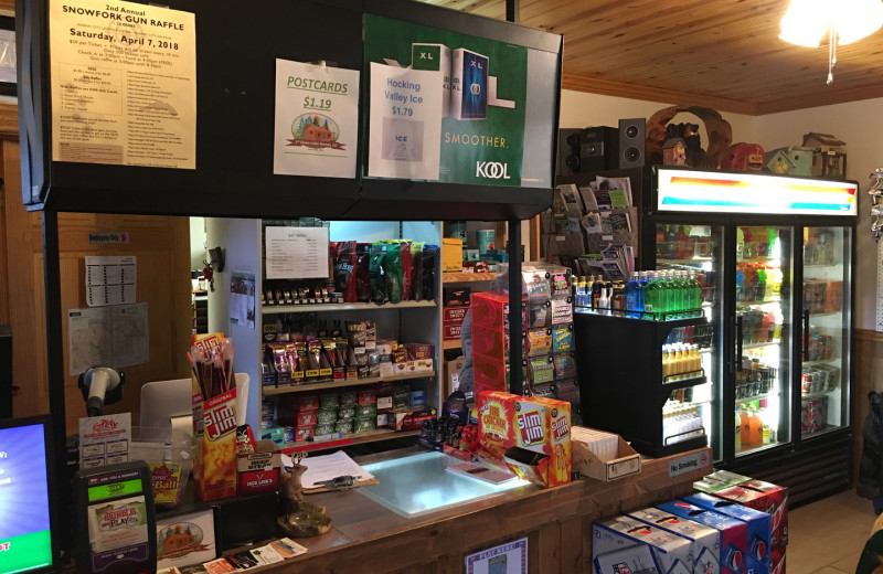 General store at 1st Choice Cabin Rentals.