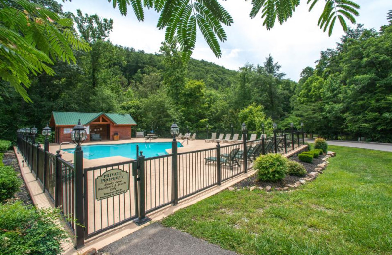 Rental pool at Vacasa Gatlinburg.