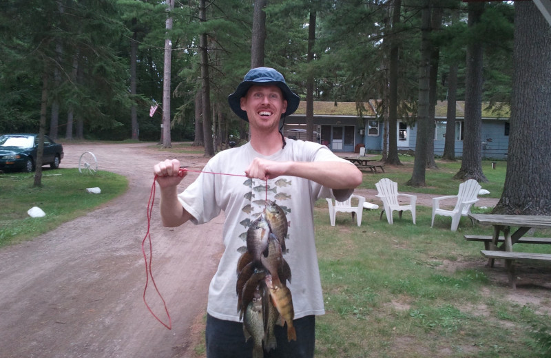Fishing at Crimson Hue Resort.