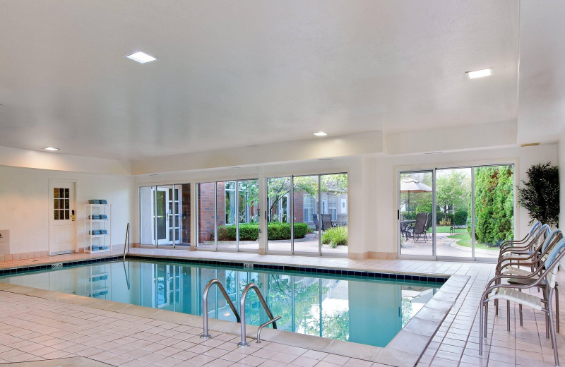 Indoor pool at Residence Inn Detroit Pontiac/Auburn Hills.