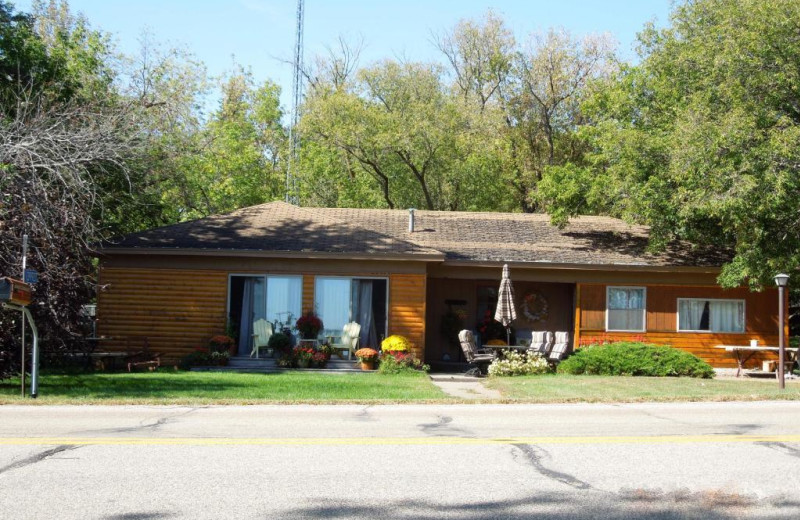 Cabin exterior at Bay View Resort.