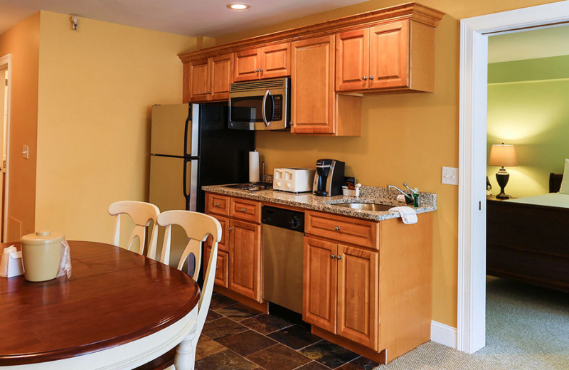 Guest kitchen at The Valley Inn.