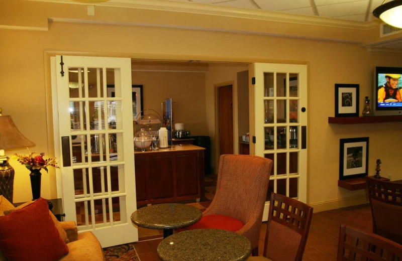 Lobby view at Hampton Inn Joplin.