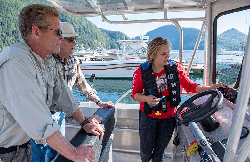 Boating at Nootka Marine Adventures.