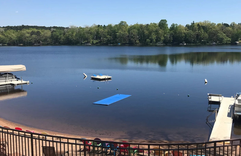 Beach at Sand Lake Resort.