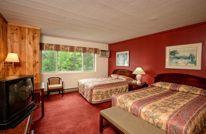 Guest room at Snowy Owl Inn and Resort.