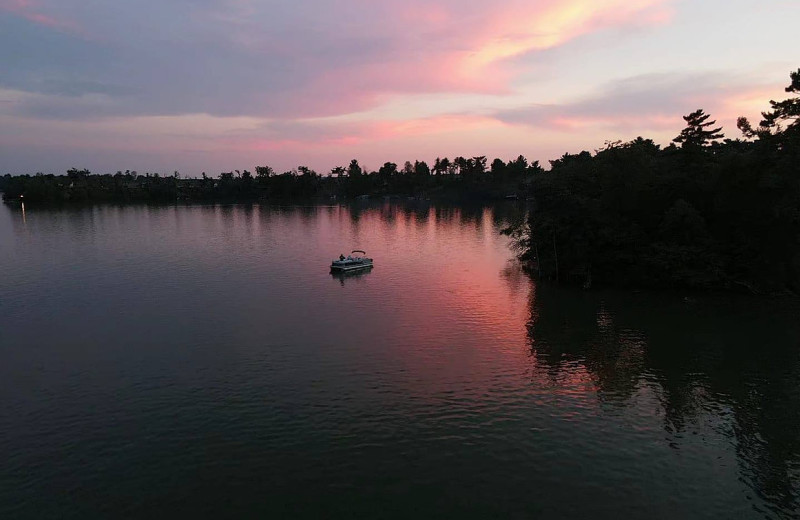 Lake view of Shady Grove Resort.