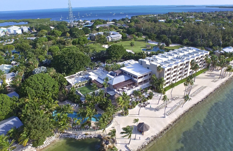 Aerial view of Cheeca Lodge & Spa.