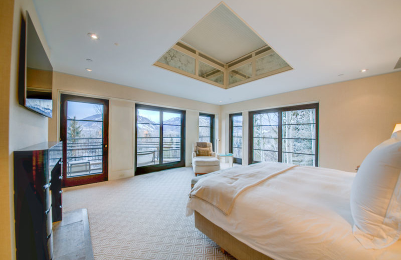 Rental bedroom at Aspen Luxury Vacation Rentals.