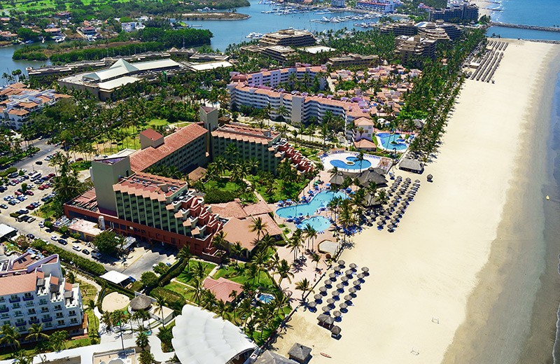 Aerial view of Royal Club Grand Nuevo Vallarta All Inclusive Resort.