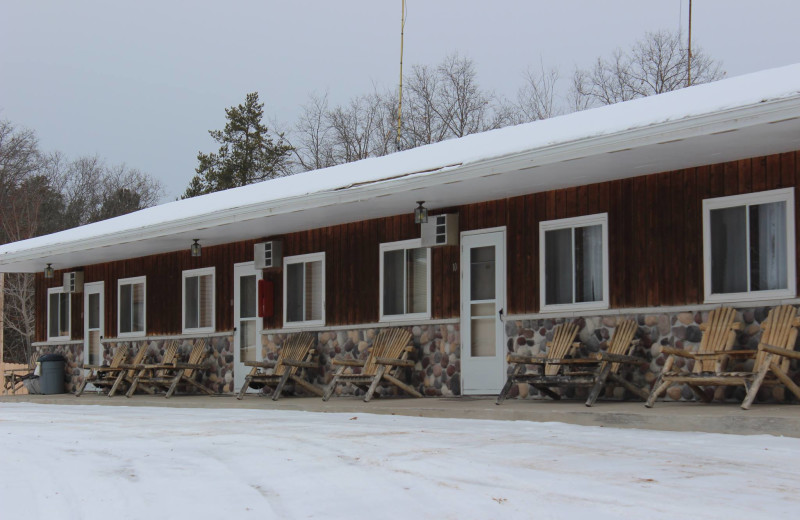 Exterior view of Popp's Resort.