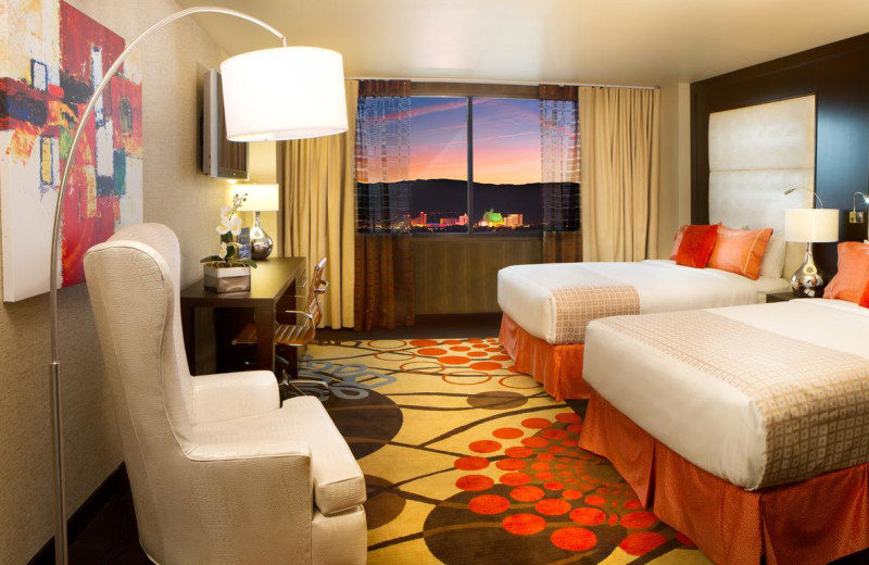 Guest room at Grand Sierra Resort and Casino.