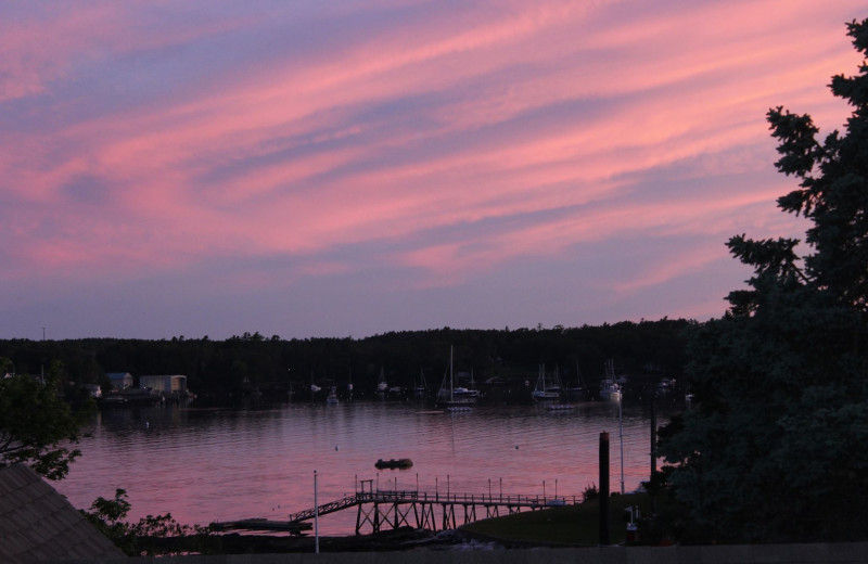 Sunset at The Inns at Greenleaf Lane.