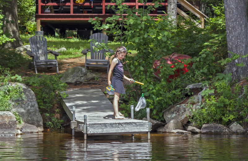 Fishing at Killarney Lodge in Algonquin Park.