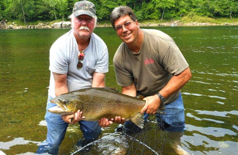 Big catch at The Fisherman's Lodge.