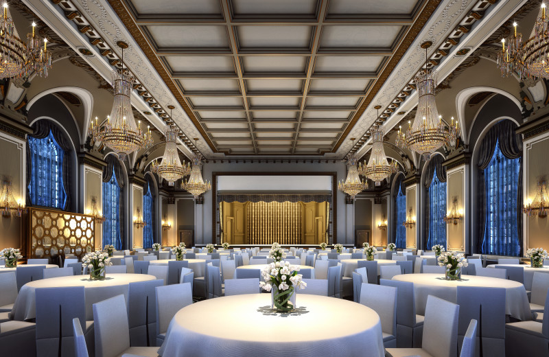 Dining at Fairmont Le Chateau Frontenac.