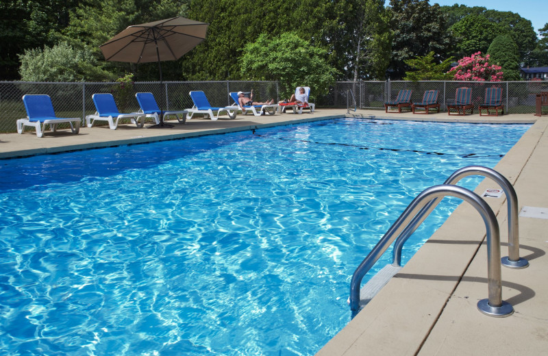 Outdoor pool at The Lodge at Turbat's Creek.