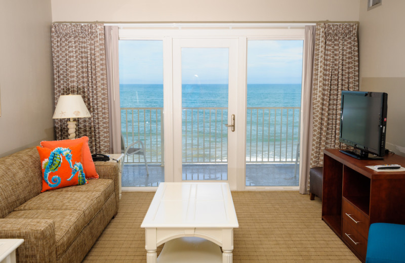 Guest living room at The Sea Ranch Resort.