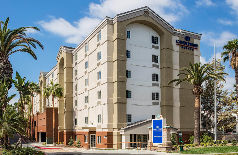 Exterior view of Candlewood Suites Anaheim - Resort Area, an IHG Hotel.