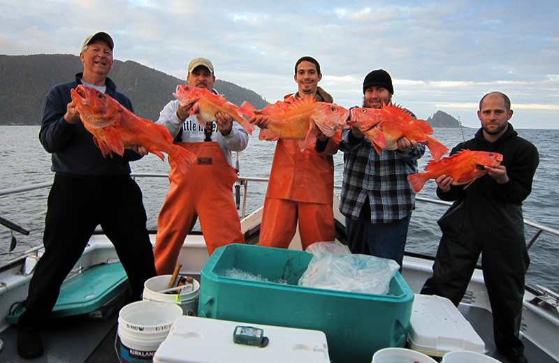 Fishing at portsman's Cove Lodge.