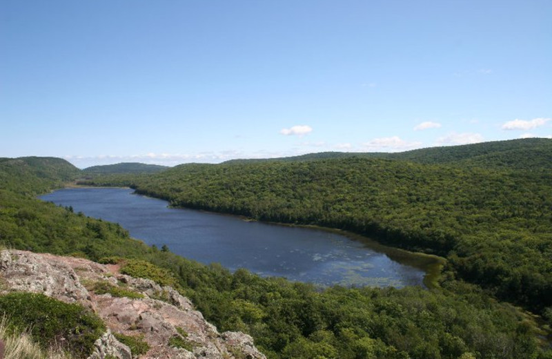 Scenic overlook at Bluffs Inn Bessemer.
