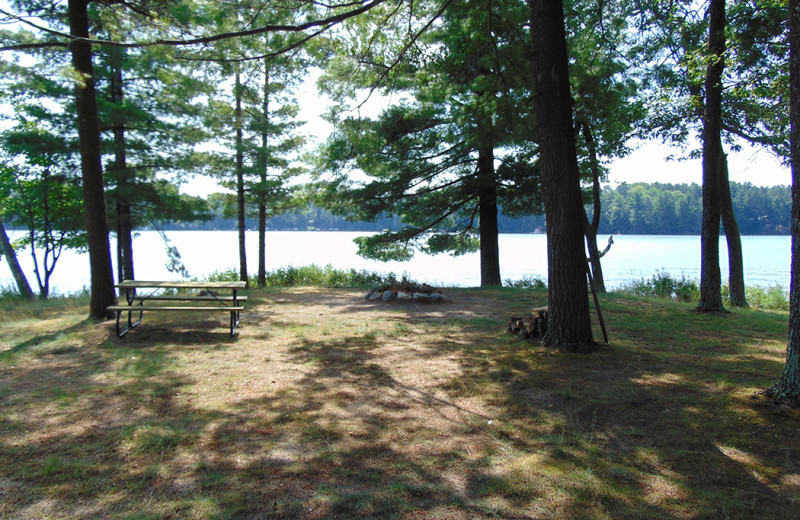 Lake view at Northernaire Resort.