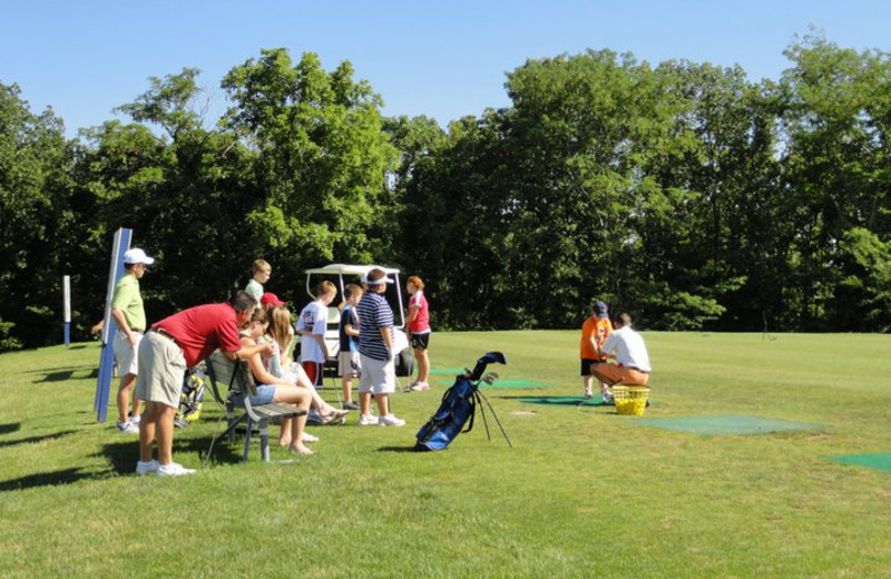 Friends Playing Golf at Dogwood Hills Golf Resort