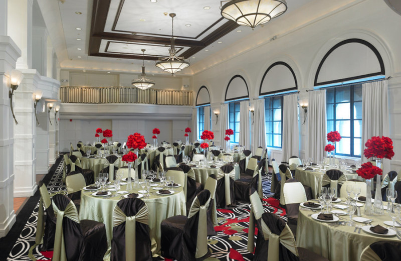Banquet room at Allerton Hotel.