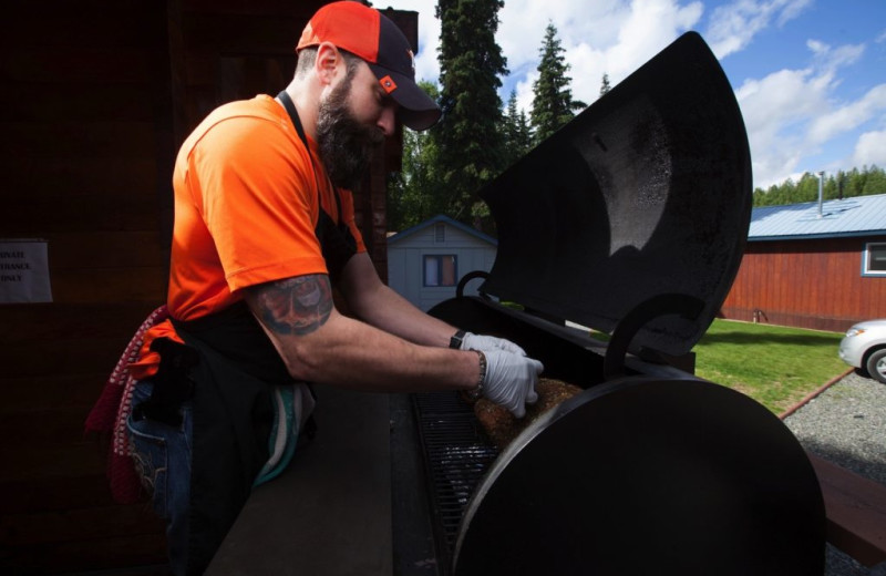 BBQ at Alaskan Fishing Adventures.