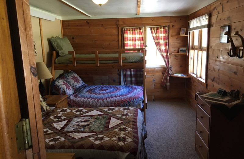 Guest bedroom at Ghost Canyon Ranch.