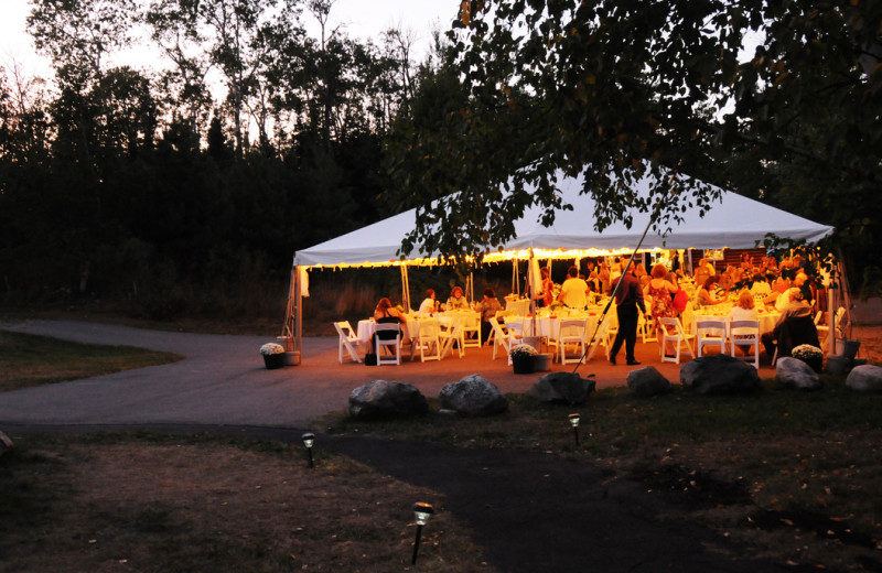 Wedding reception at White Eagle Resort.