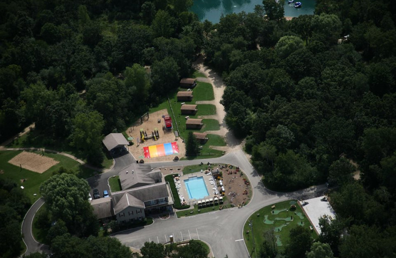 Aerial View of Baraboo Hills Campground