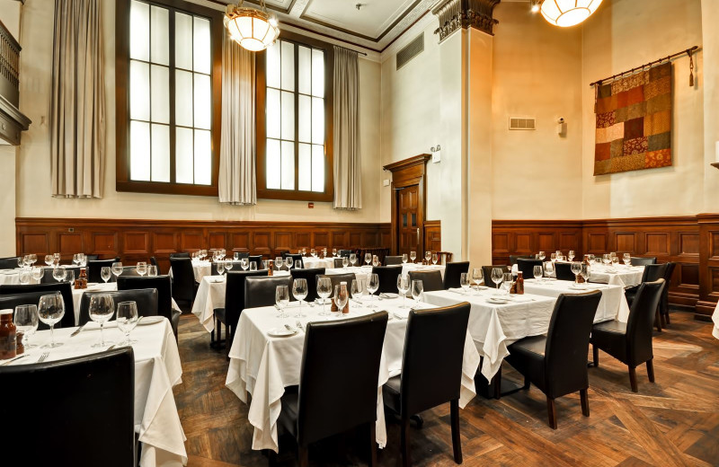 Ballroom at Dylan Hotel.