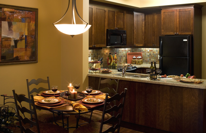 Full kitchen at Lake Okanagan Resort