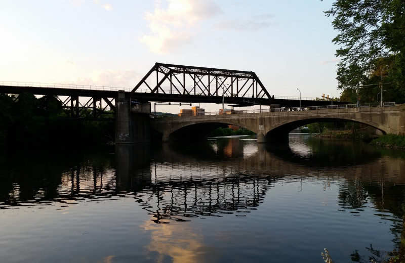 Bridge at Grand Eastonian Hotel.