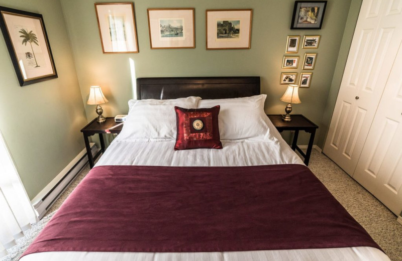 Guest bedroom at Ocean Trails Resort.