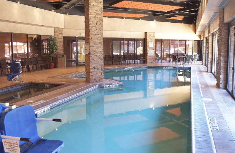 Indoor pool at Marriott Indianapolis East.