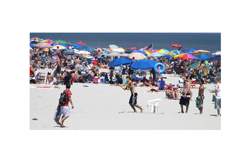 The beach at Florentine Family Motel.