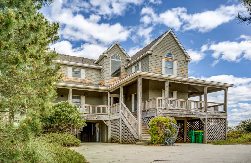 Rental exterior at Outer Banks Blue Vacation Rentals.