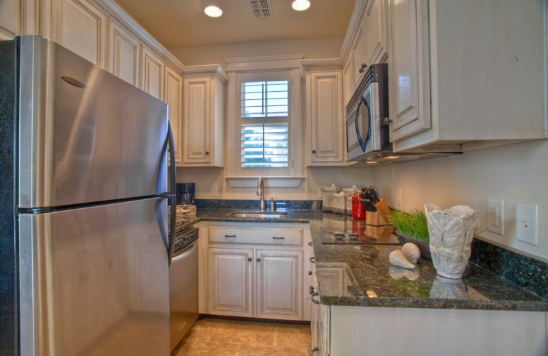 Guest kitchen at Sea Gate Inn.