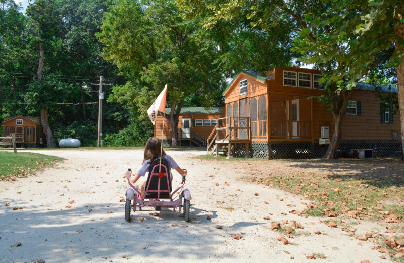 Cabins at MarVal Resort.