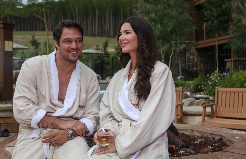 Couple at Grand Lodge on Peak 7.