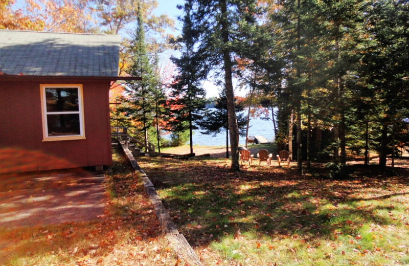 Cabin exterior at Gypsy Villa Resort.