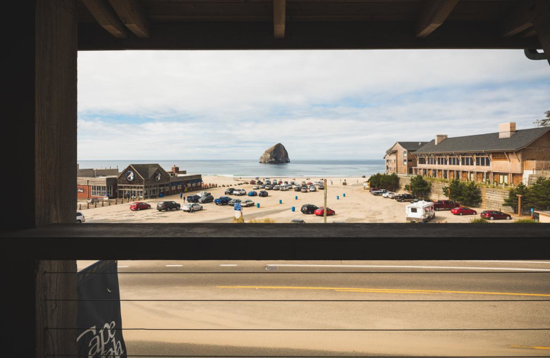 Balcony view at Inn at Cape Kiwanda.