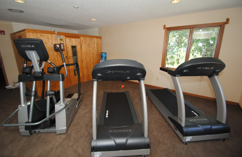 Fitness center at Black Swan Inn.