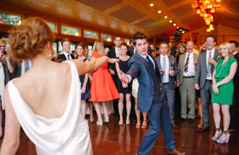 Wedding reception at Mt. Princeton Hot Springs Resort.