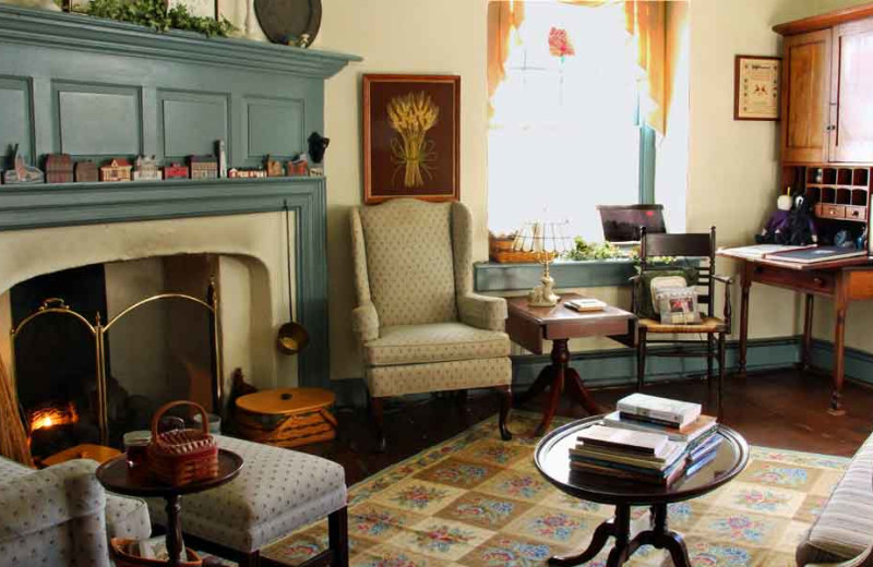 Parlor at 1786 The Limestone Inn Bed and Breakfast.