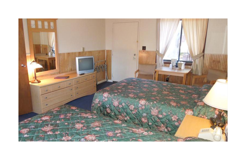 Guest room at Woodlake Inn.