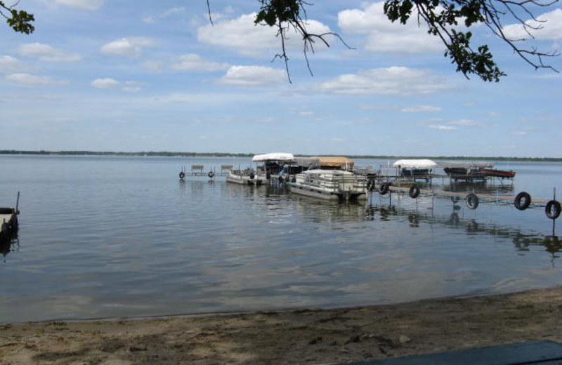 Fishing dock at Wild Walleye Resort.