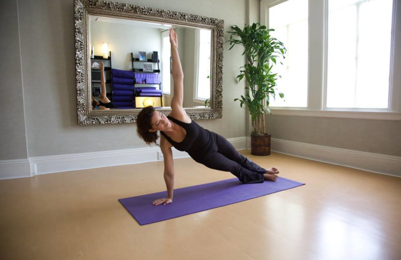 Yoga classes at The Sofia Hotel.